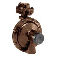 TWIN STAGE REG FOR LP GAS 525,000 BTU CAP 1/4