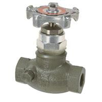 GLOBE VALVE 1/2 NPT TEFLON SEAT