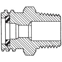 BRASS ADAPTER 1-1/4 MALE ACME X 3/4 MALE NPT