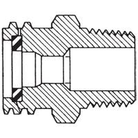 BRASS ADAPTER 1-3/4 MALE ACME X 1 MALE NPT