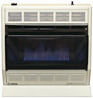 WHITE 30K BTU HEATER BLUE FLAME MODULATING HYD THER
