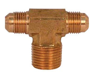 2 way tee 3/8 FL x 1/2 MPT