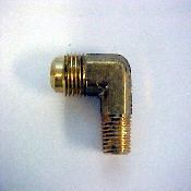 3/8" FLARE X 3/8" MNPT ELL