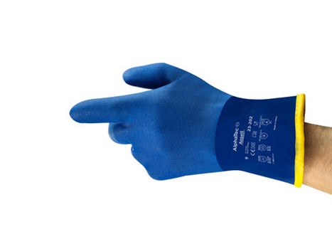 Versatouch PVC Gloves w/ Acrylic Liner & Safety Cuff - XL