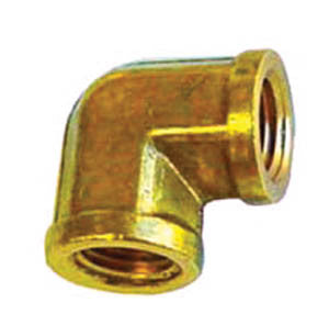 1/4 90 deg elbow brass