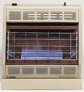 Empire 30M BTU blue flame vent free with thermostat propane