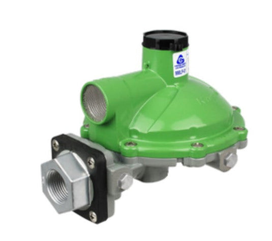 1/2 x 3/4 FPT Guardian 2nd Stg Regulator, w/Vent Over Outlet