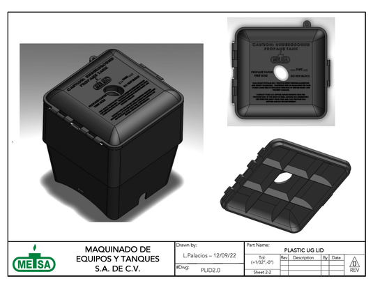 METSA UG PLASTIC DOME ASSEMBLY