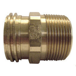 1 1/4 M acme X 3/4 MPT and 3/8 FPT adaptor brass ** ME **