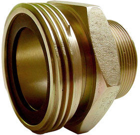 3 1/4 M acme x 2 MPT adaptor BRASS