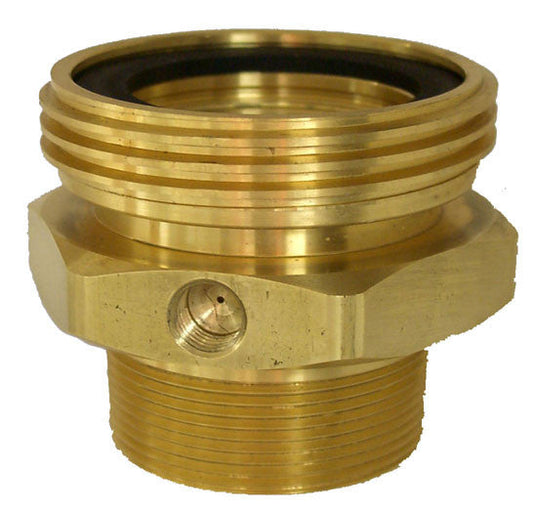 3 1/4 M acme x 2 MPT brass adaptor w/ 1/4