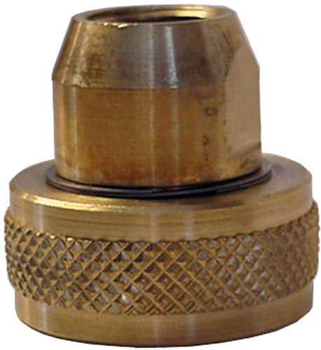 Female POL to 1 3/4 female acme filler adaptor