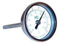 1/2 MPT Thermometer -40 - 120F 3
