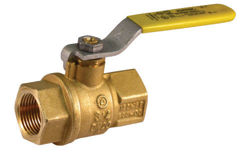 1 FPT Ball Valve brass full port    6 per box