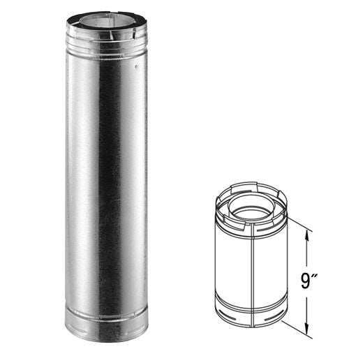 9" Pipe Length - Galvinized