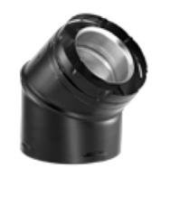 45 Degree Elbow - Black