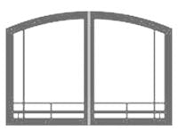 Mission Arch Doors for 32