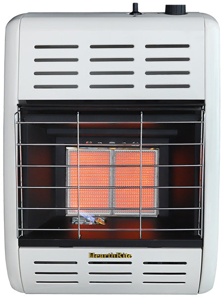 Heater-Radiant Lp 10Kbtu Vf Man Ctrl Wht