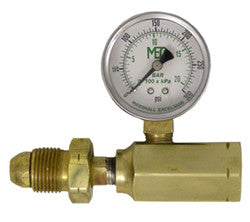 BLOCK-TEST MPOL X FPOL W/0-300 PSI GAUGE